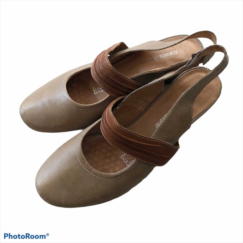 Remonte Dorndorf tan leather shoes